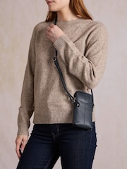 Lakeland Leather Blue Bowston Phone Bag - Image 1 of 4