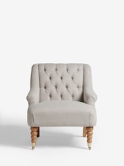 Laura Ashley Vivienne Soft Silver Ropsley Accent Chair - Image 3 of 8