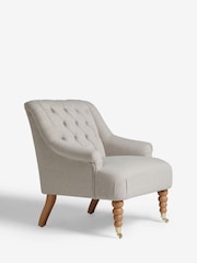 Laura Ashley Vivienne Soft Silver Ropsley Accent Chair - Image 5 of 8