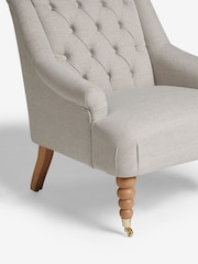 Laura Ashley Vivienne Soft Silver Ropsley Accent Chair - Image 7 of 8