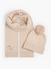 Personalised Hat & Scarf Set by Stitch Style - Image 1 of 6