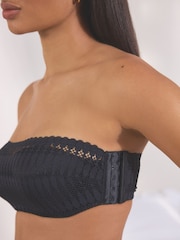 Black/Nude Graphic Lace Strapless Multiway Bras 2 Pack - Image 5 of 9