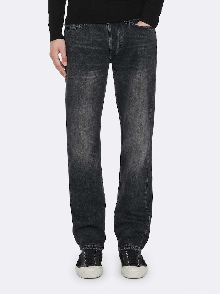 AllSaints Løse, rette jeans - Bilde 2 av 8