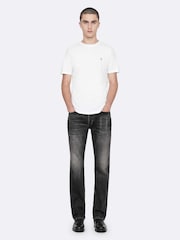 AllSaints Slim Düz Cins Şalvar - 8şəkildən 1 şəkil