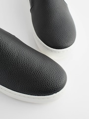 Black Forever Comfort® Patent Slip-On Trainers - Image 3 of 4
