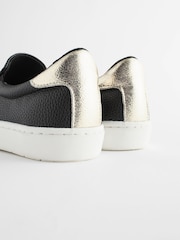 Black Forever Comfort® Patent Slip-On Trainers - Image 4 of 4