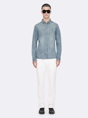 AllSaints White Tower Straight Chino Trousers - Image 1 of 5