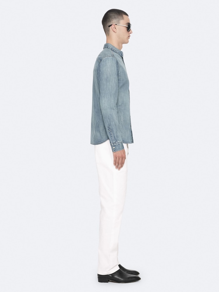 AllSaints White Tower Straight Chino Trousers - Image 2 of 5 AllSaints White Tower Straight Chino Trousers - Image 2 of 5