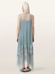 AllSaints Blue Clara Dress - Image 4 of 5
