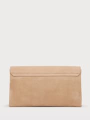 LK Bennett Brown Dora Leather Clutch Bag - Image 2 of 3