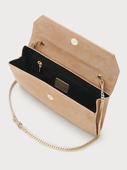 LK Bennett Brown Dora Leather Clutch Bag - Image 3 of 3