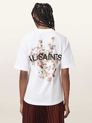 AllSaints White Valen Etta T-Shirt - Image 5 of 7