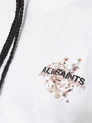 AllSaints White Valen Etta T-Shirt - Image 6 of 7