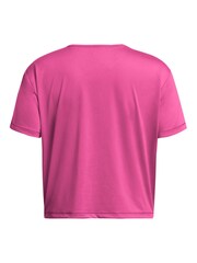 rožnata/črna - Under Armour Motion kratek rokav; s kratkimi rokavi majica - Slika 4 iz 4