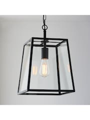 Gallery Home Black Hemp 1 Bulb Pendant Ceiling Light - Image 2 of 3