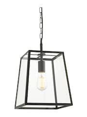 Gallery Home Black Hemp 1 Bulb Pendant Ceiling Light - Image 3 of 3