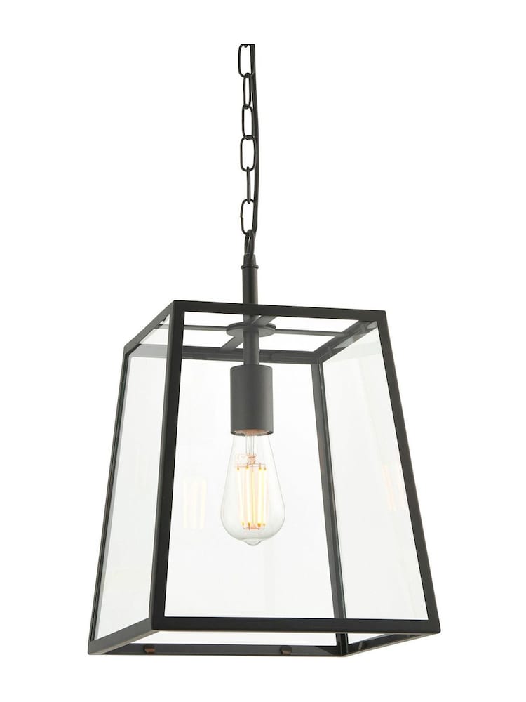 Gallery Home Black Hemp 1 Bulb Pendant Ceiling Light - Image 3 of 3