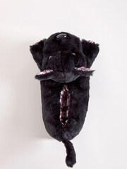 Simply Be Black Scotty Dog Novelty Slippers In Wide Fit - Image 3 of 3