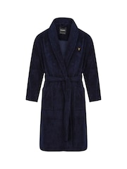 Lyle & Scott Denim Blue Lucas Bathrobe - Image 1 of 4