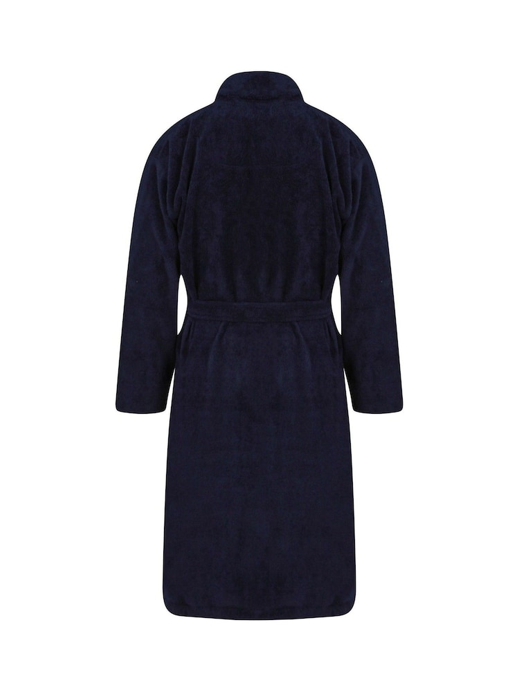 Lyle & Scott Denim Blue Lucas Bathrobe - Image 2 of 4
