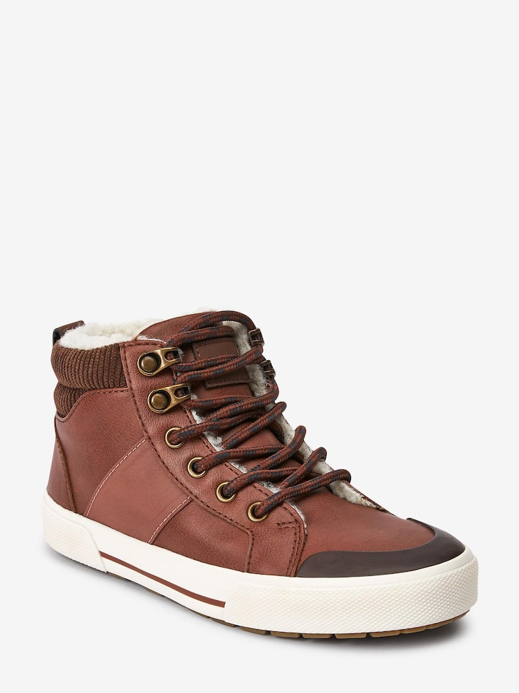 Tan Brown Wide Fit (G) Thinsulate™ Lined Boots - Image 2 of 5
