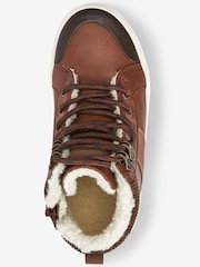 Tan Brown Wide Fit (G) Thinsulate™ Lined Boots - Image 4 of 5