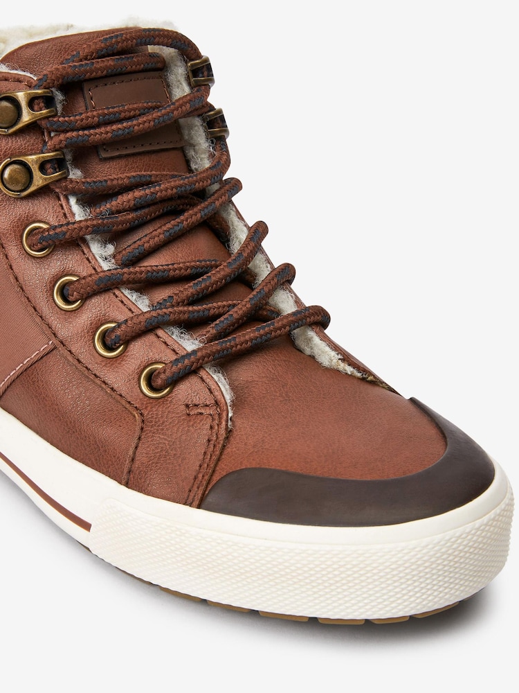 Tan Brown Wide Fit (G) Thinsulate™ Lined Boots - Image 5 of 5