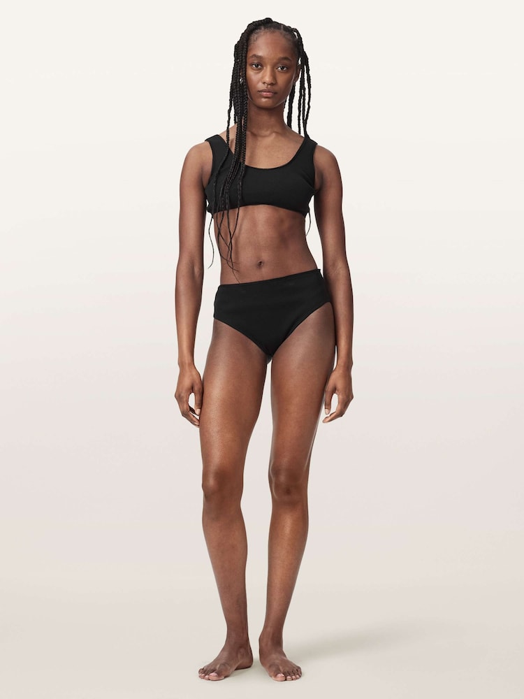 AllSaints Black Mylah Knikers - Image 2 of 6 AllSaints Black Mylah Knikers - Image 2 of 6