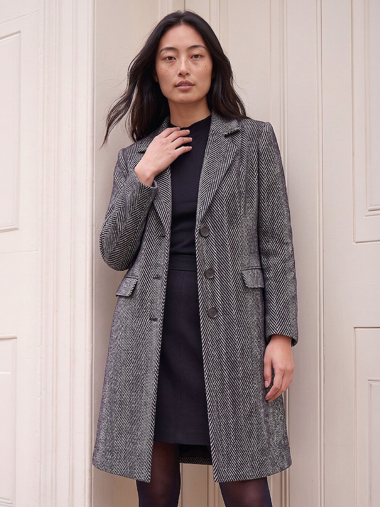 Roman Petite Herringbone Smart Coat - Imagen 1 de 4