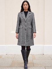 Roman Petite Herringbone Smart Coat - Imagen 2 de 4