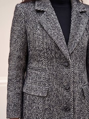 Roman Petite Herringbone Smart Coat - Imagen 4 de 4