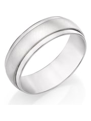 Beaverbrooks Sterling Silver Textured Ring - Image 1 of 3
