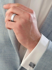 Beaverbrooks Sterling Silver Textured Ring - Image 3 of 3
