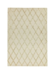 Asiatic Rugs Gold Dixon Textured Geo Rug - Image 1 of 4