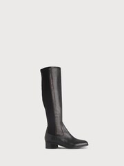 LK Bennett Black Stretch Bella Knee Boots - Image 1 of 4