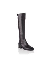 LK Bennett Black Stretch Bella Knee Boots - Image 2 of 4