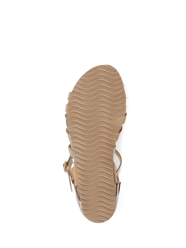 Van Dal Strappy Leather Sandals - Image 5 of 5