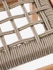 Pacific Natural Garden Sesto Lounge Chair Hocker Set - Image 4 of 4