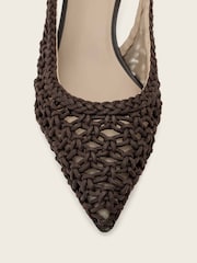AllSaints Brown Violet Slingbacks - Image 4 of 7