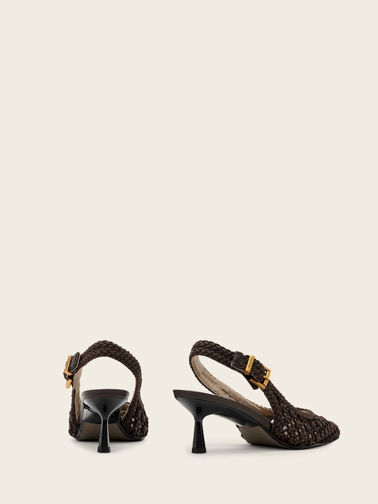 AllSaints Brown Violet Slingbacks - Image 7 of 7 AllSaints Brown Violet Slingbacks - Image 7 of 7