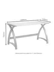 Jual Oak Helsinki Wooden Laptop Desk - Image 2 of 3