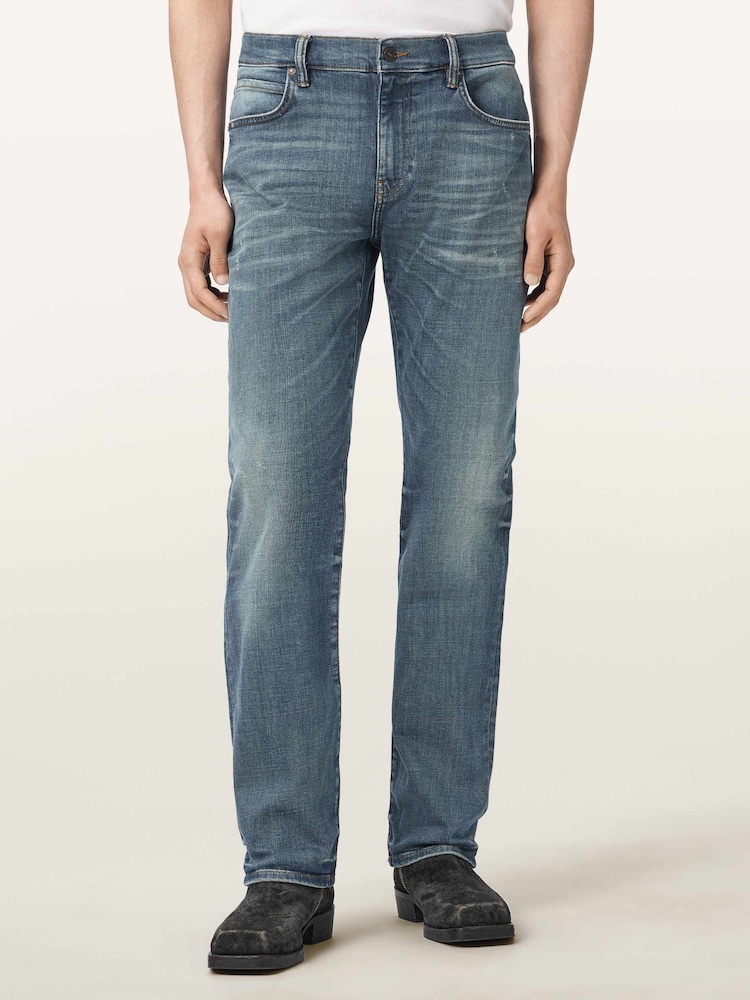 AllSaints Blue Sid Comfort Jeans - Image 1 of 9