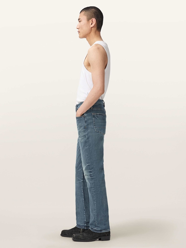AllSaints Blue Sid Comfort Jeans - Image 2 of 9