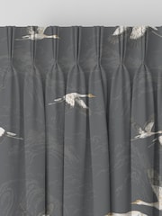 Laura Ashley Steel Animalia Made to Measure Curtains - Image 5 of 9