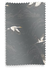 Laura Ashley Steel Animalia Made to Measure Curtains - Image 9 of 9
