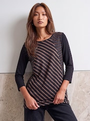 Roman Snit Stripe Tunic - 4суретінің 1 суреті