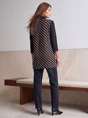 Roman Snit Stripe Tunic - 4суретінің 4 суреті