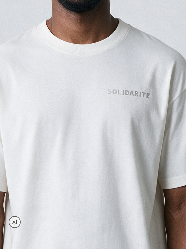 Religion White Solidarite T-Shirt - Image 5 of 5