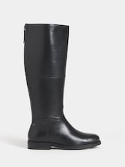 Simply Be Leather Flat Knee High Boots - Bild 3 von 4