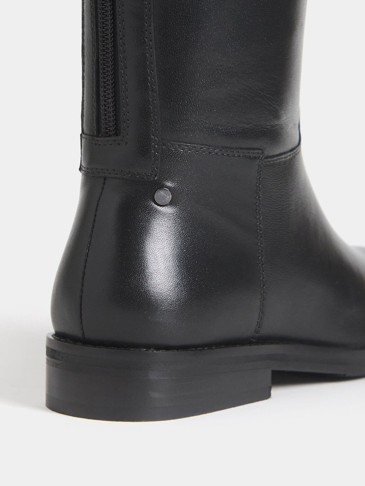 Simply Be Leather Flat Knee High Boots - Bild 4 von 4 Simply Be Leather Flat Knee High Boots - Bild 4 von 4